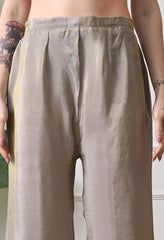 Beige Premium Tissue Silk Sequin-embroidered Kurta Set- Set of 2