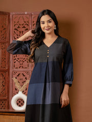 Linen Cotton Abstract Kurta Set- Set of 2