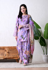 Premium Cotton Farshi Shalwar Suit- Set of 3