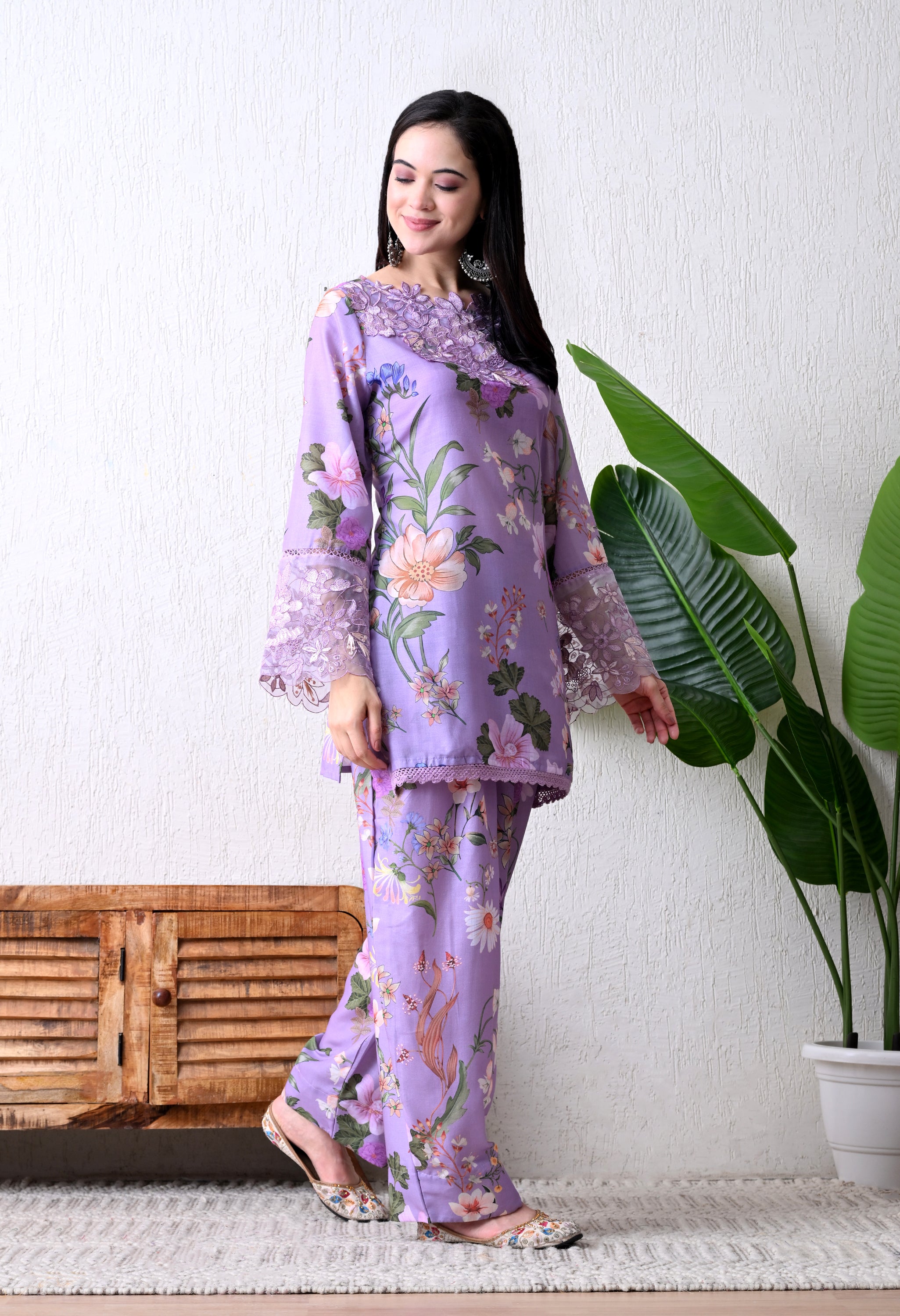 Premium Cotton Farshi Shalwar Suit- Set of 3