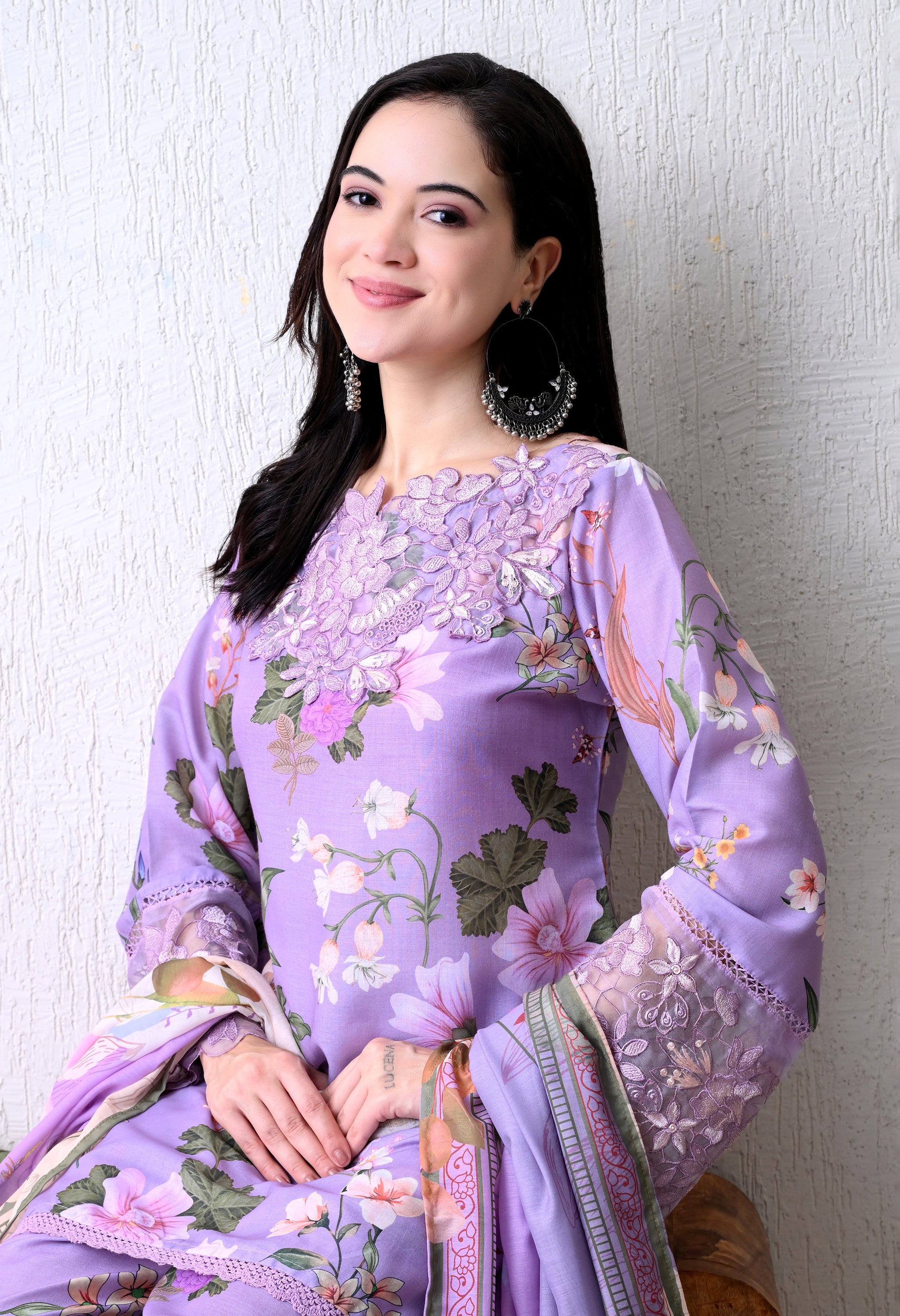 Premium Cotton Farshi Shalwar Suit- Set of 3
