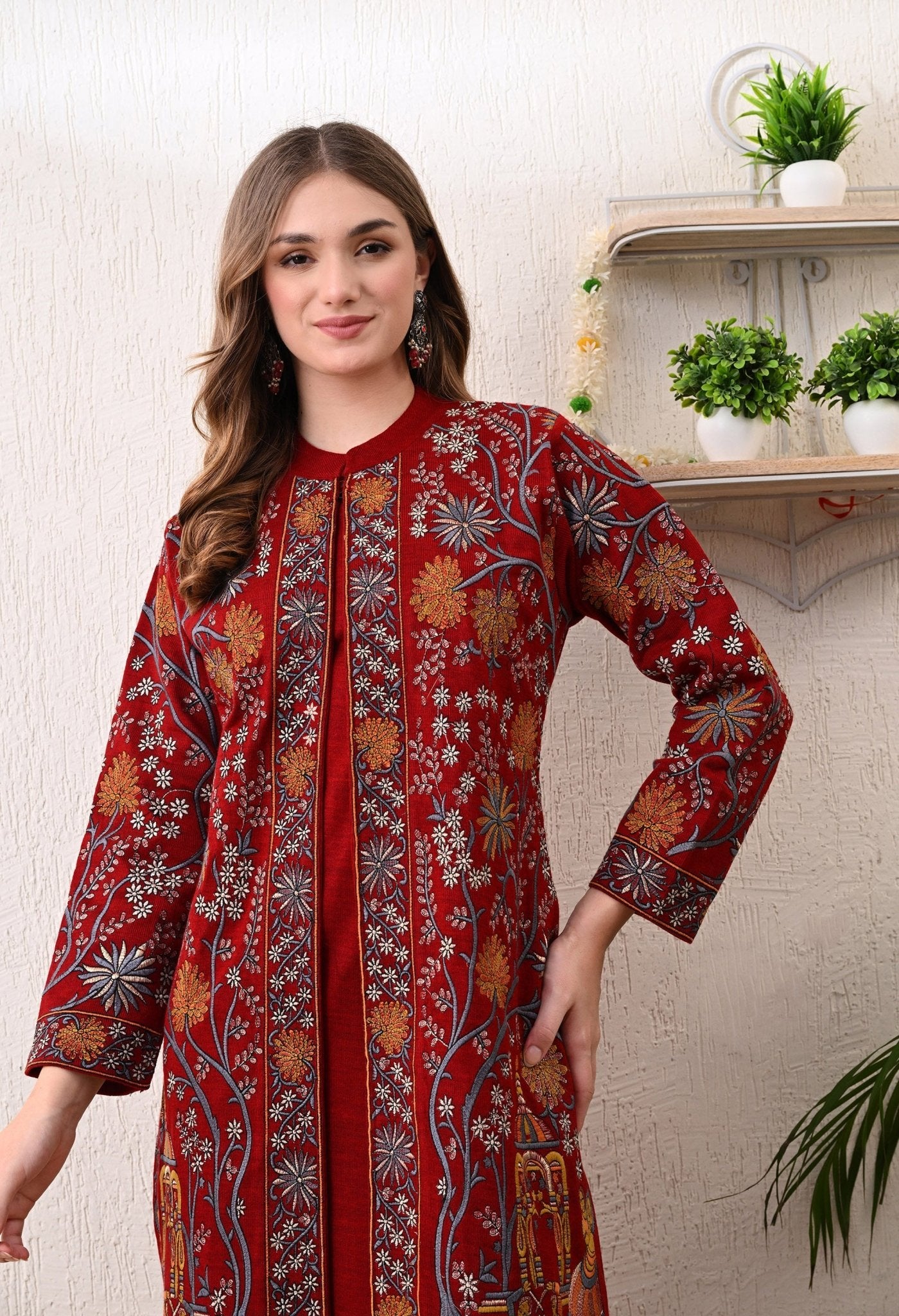 Elegant 3 - Piece Woolen Set - Fine Strings