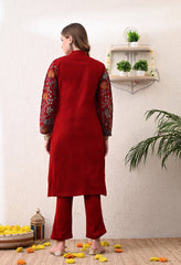 Elegant 3 - Piece Woolen Set - Fine Strings