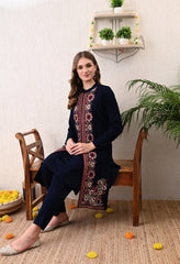 Elegant 3 - Piece Woolen Set - Fine Strings