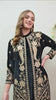 Black Kashmiri Embroidered Velvet Suit with Detachable Jacket - Set of 3