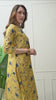 Luxurious Mustard Muslin Set with Patchwork - Set of 2